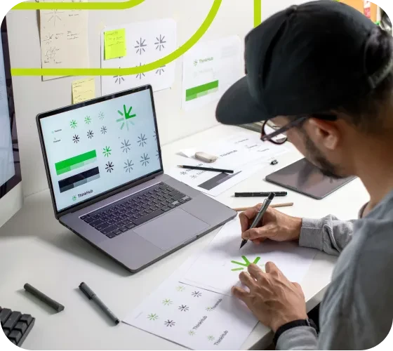 Startup founders shaping their brand at The Unusual Space