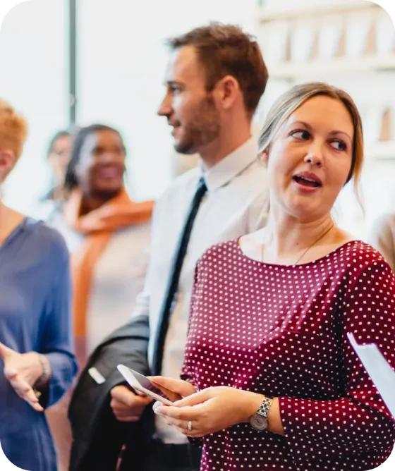 People networking at  Unusual Space