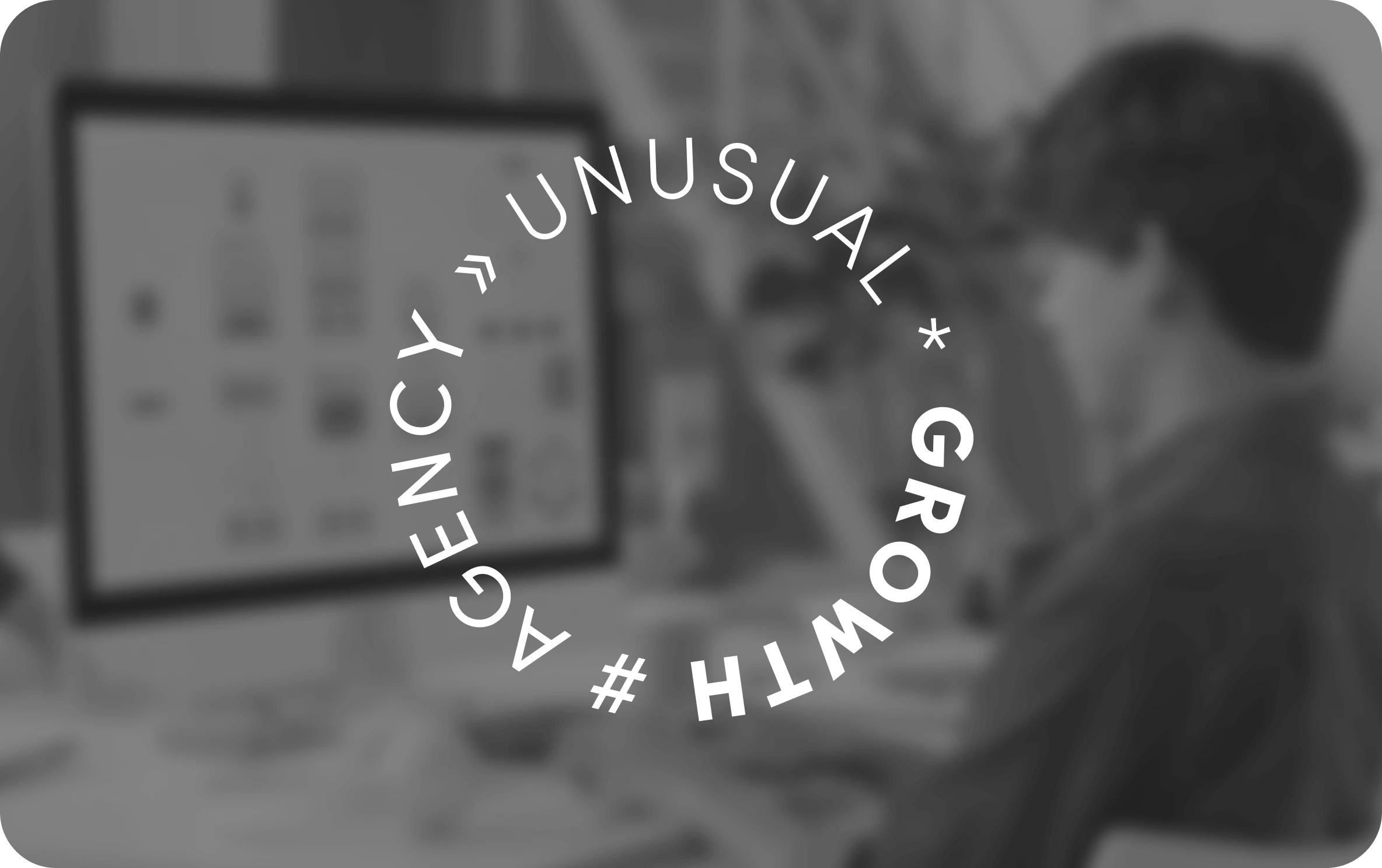 Unusual growth banner