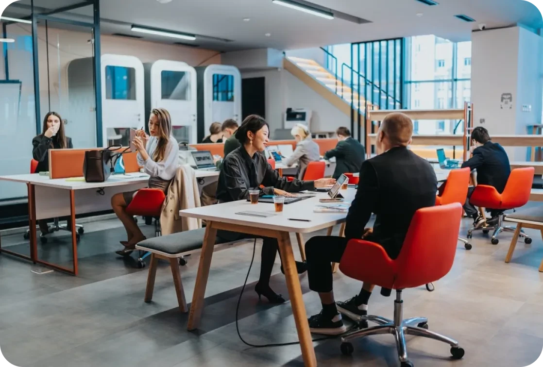 Vibrant and modern workspace at Unusual Space